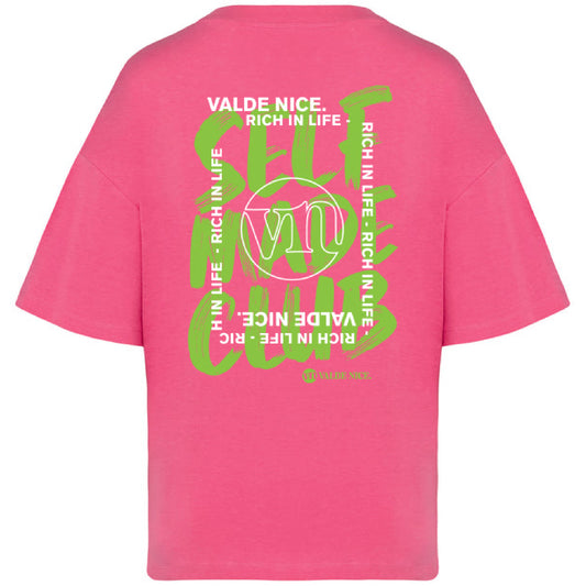 Pink Self Made Club Oversized shirt