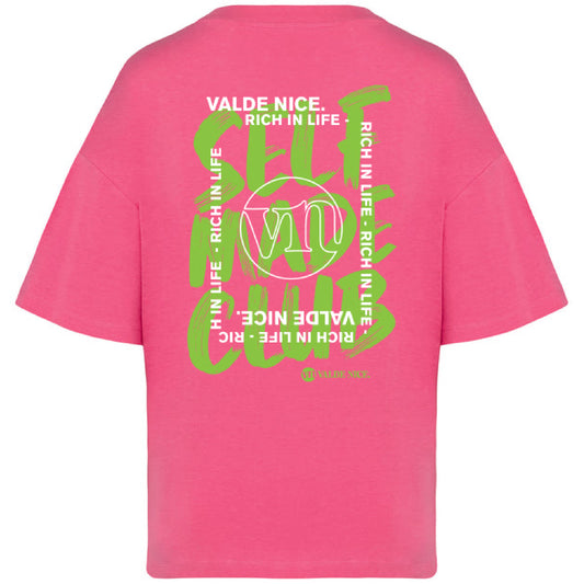Pink Self Made Club Oversized shirt