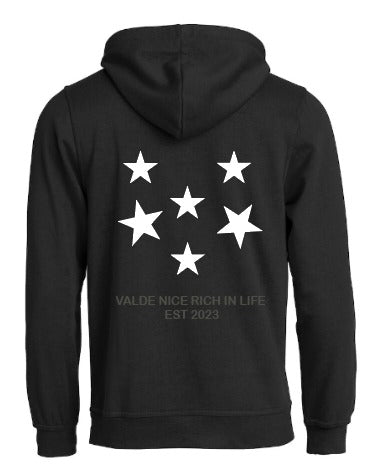 De star hoodie navy